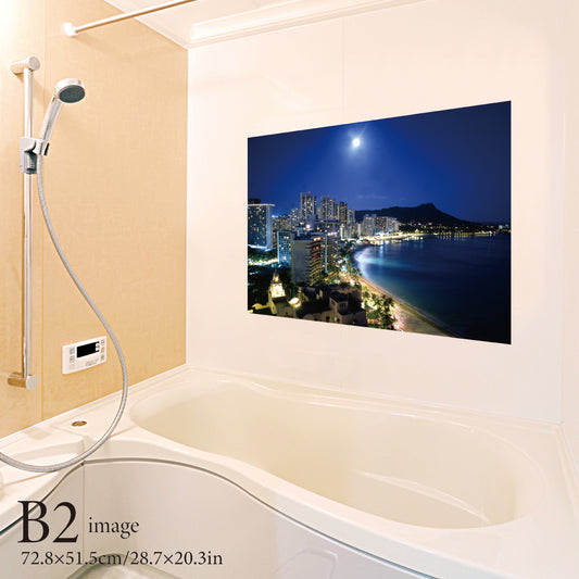 お風呂ポスター ニューヨークの夜景 B2イメージ