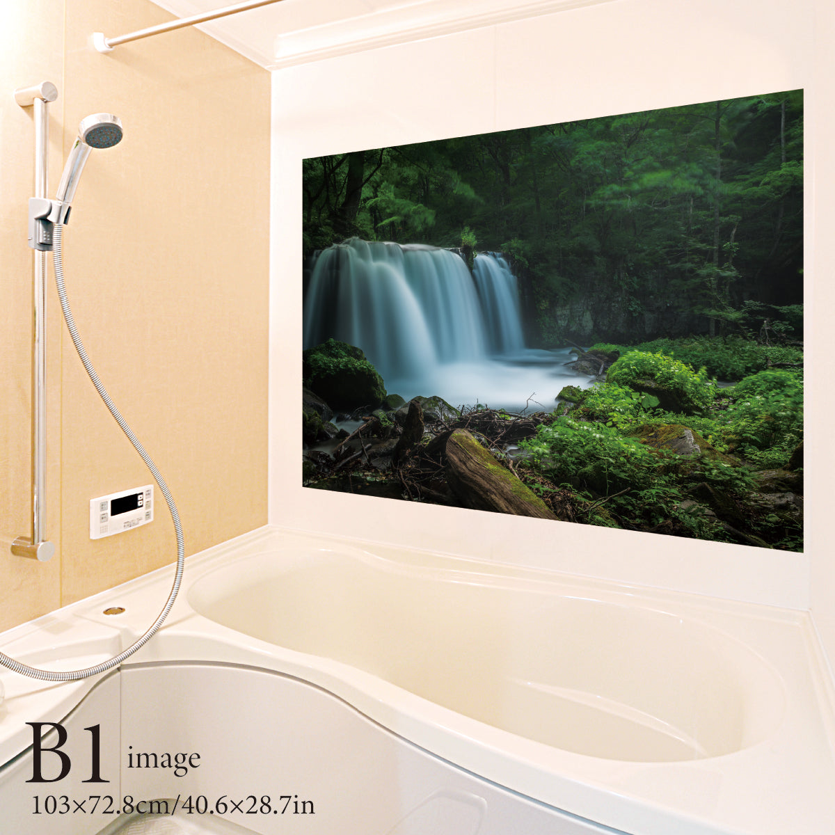 お風呂ポスター 銚子大滝(青森県) B1イメージ