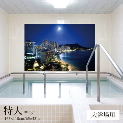 ワイキキビーチの夜景　【業務用サイズ】