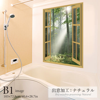 陽光あふれる森（縦型）