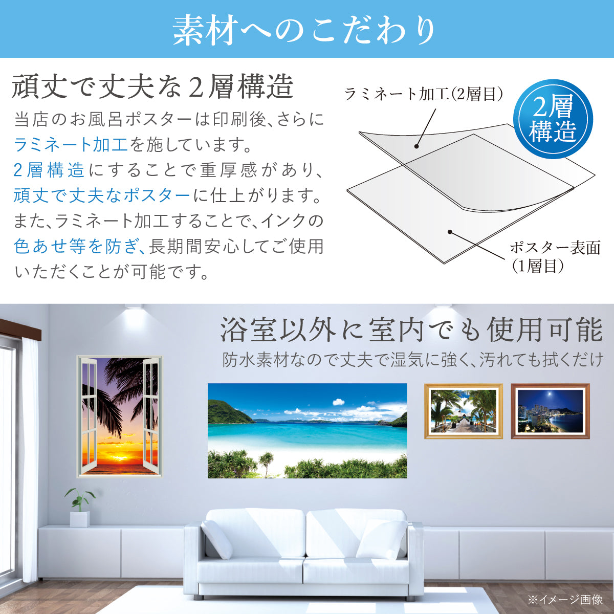 思い出をお風呂で楽しむ ― フォトアルバムお風呂ポスター – お風呂